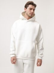 Basic White Hoodie