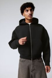 Black Full zipper hoodie - Image 2