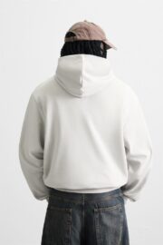 Basic White Hoodie - Image 4