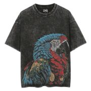 Vintage parrot Oversize t-shirt - Image 2