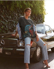 Vintage parrot Oversize t-shirt