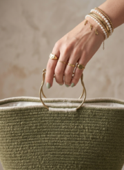 Olive Cat-Elegance Tote - Image 2